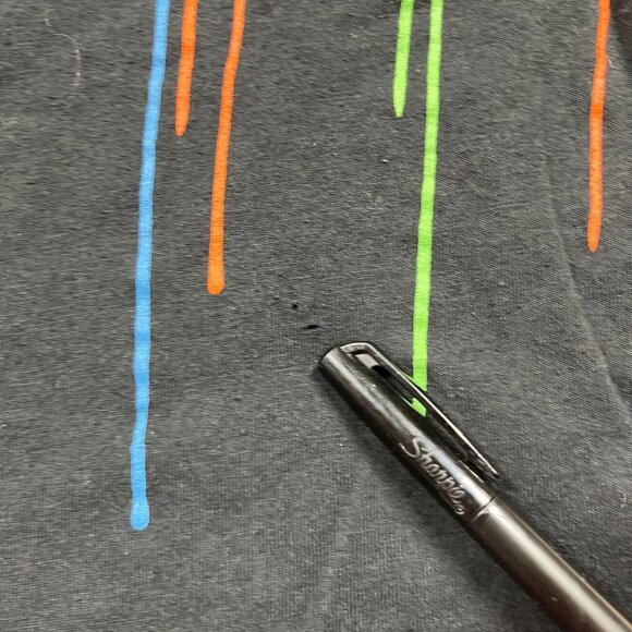 True Religion Kids Shirt Size Medium Short Sleeve T Shirt (10-12) Black Big Logo - Picture 8 of 8